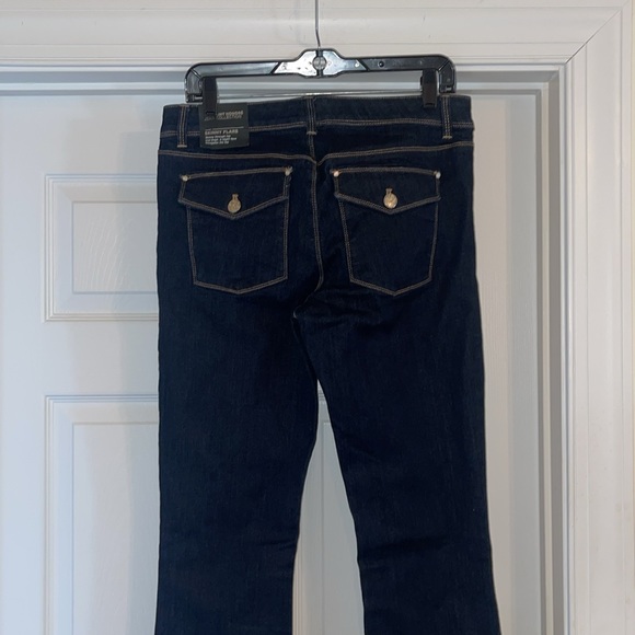 WHBM skinny and flare. Dark blue - Picture 4 of 7